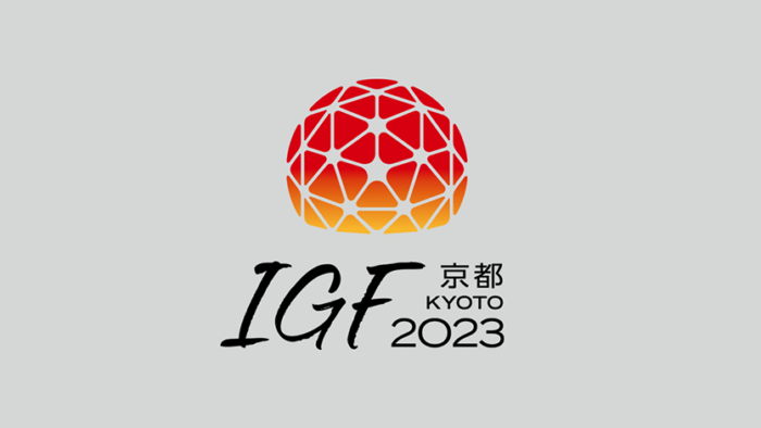 Logo saying IGF Kyoto 2023