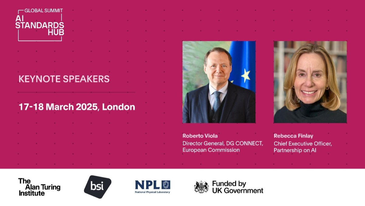 AI Standards Hub Global Summit: Speakers and agenda 