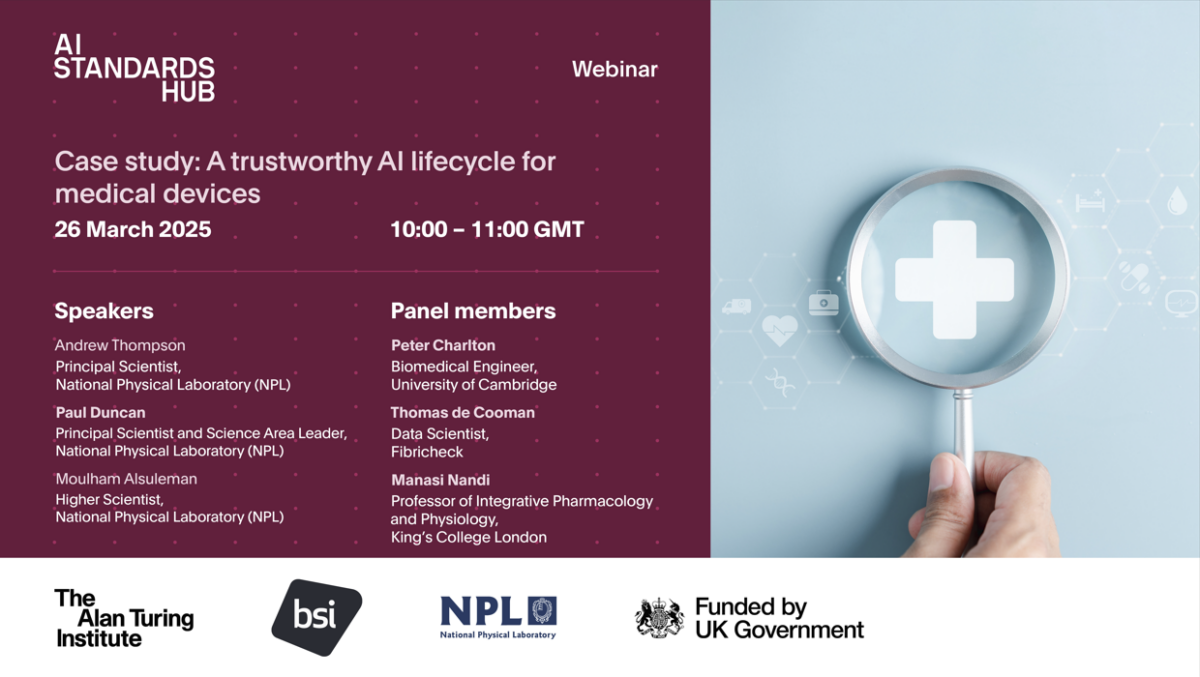Recording: A trustworthy AI lifecycle for medical devices 